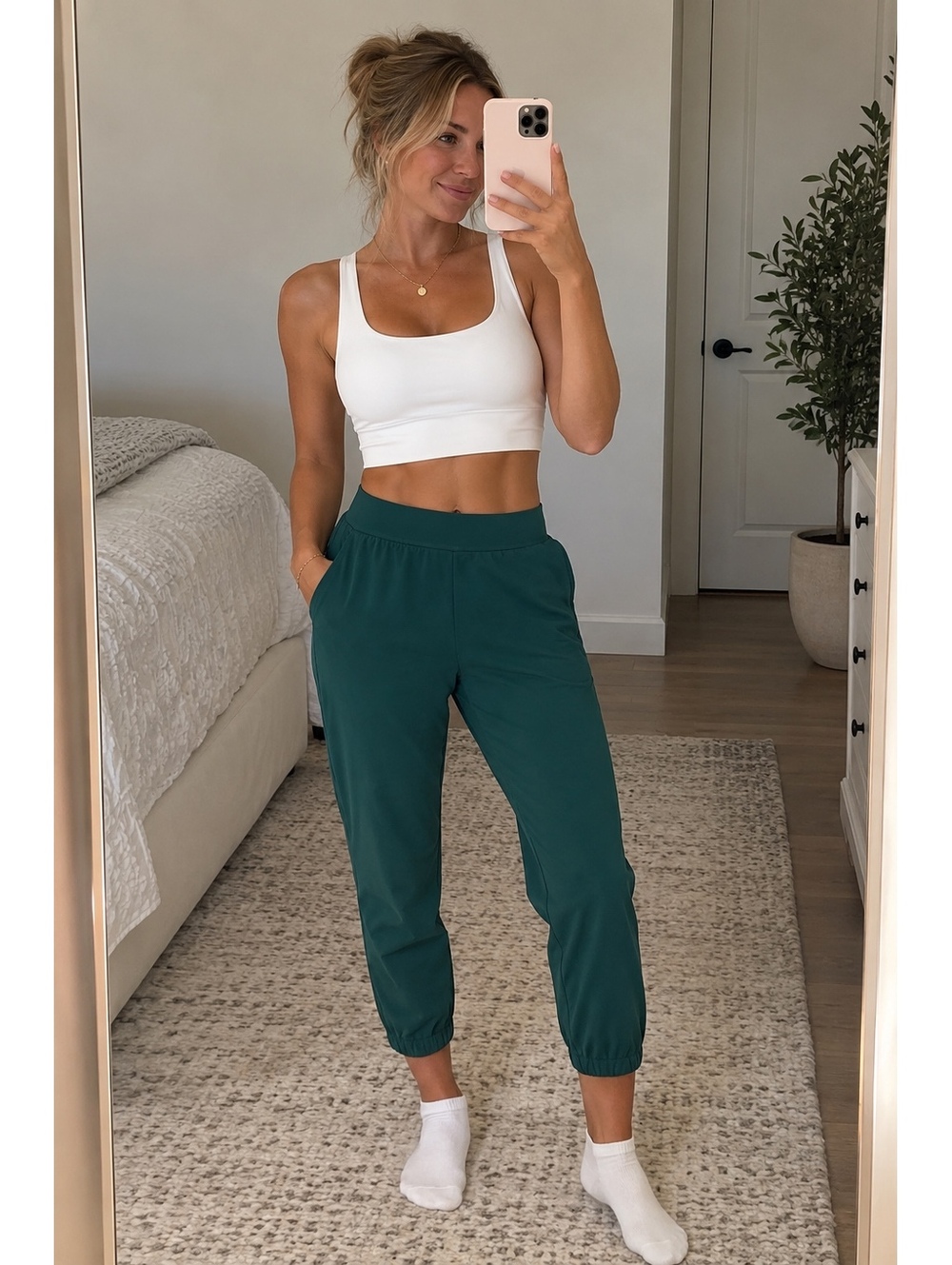 Lululemon Adapted State High-Rise Cropped Jogger Storm Teal